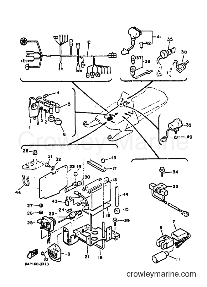 Yamaha Motors VT480GT (8AP1) [020] - ELECTRICAL 1
