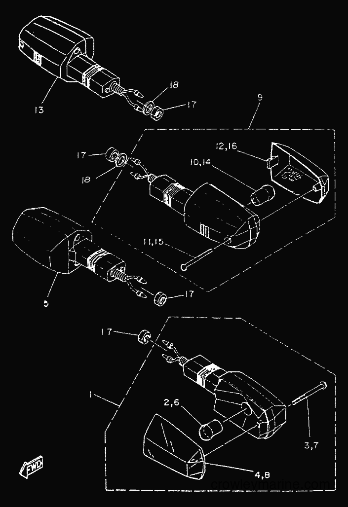 1999 Scooter TZR50 - TZR50 (4YV2) [999] - HANDLE SWITCH & LEVER