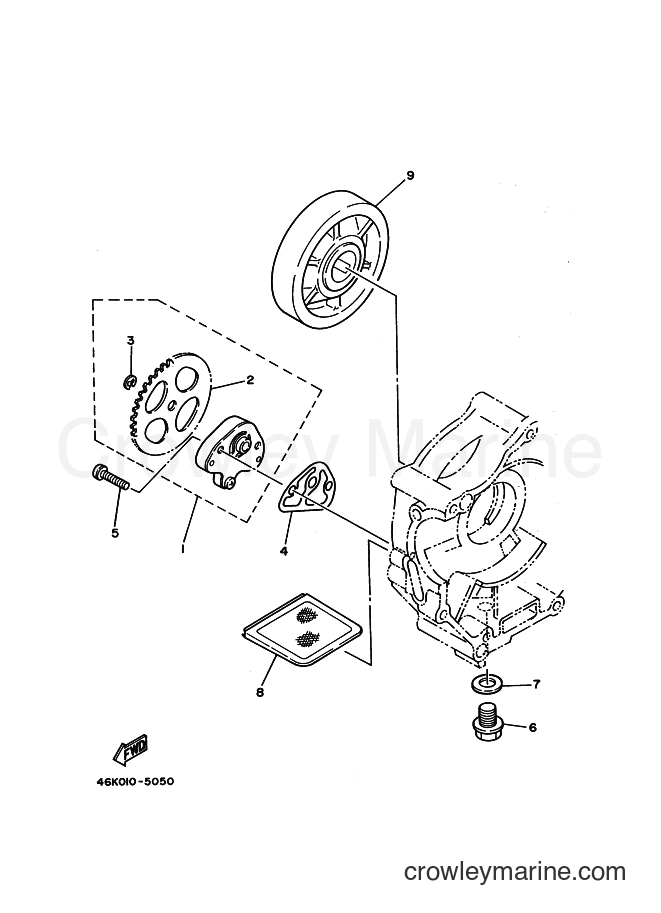1986 Scooter T80 - T80 (2FL) [999] - OIL PUMP