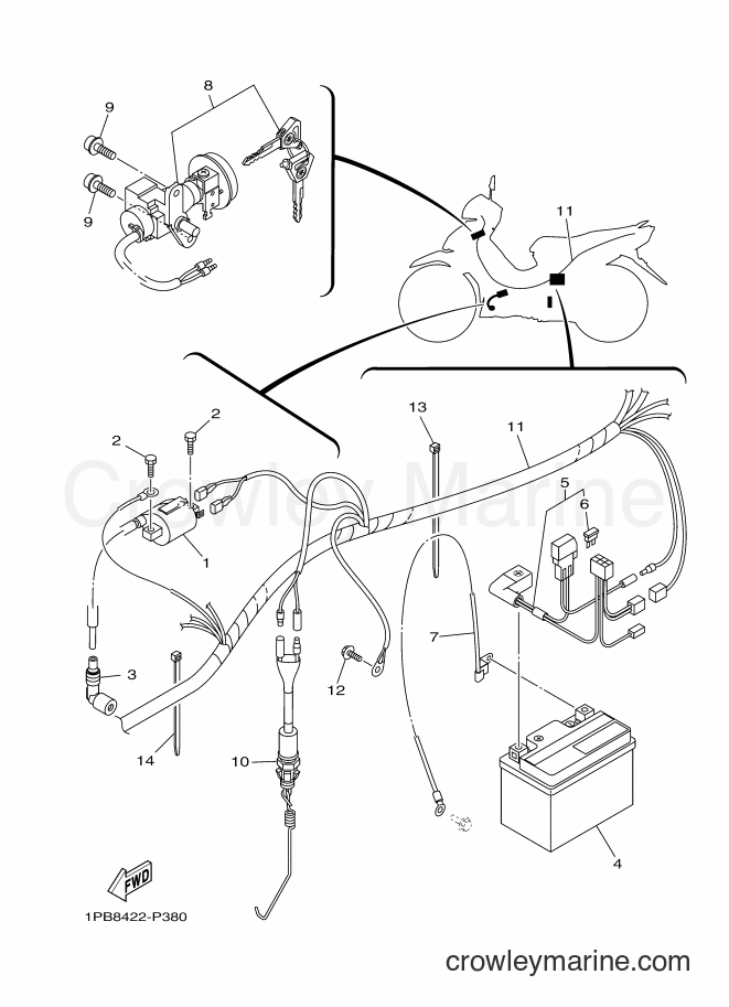 Yamaha Motors T115FSEC (1PB8) [010] - ELECTRICAL 1