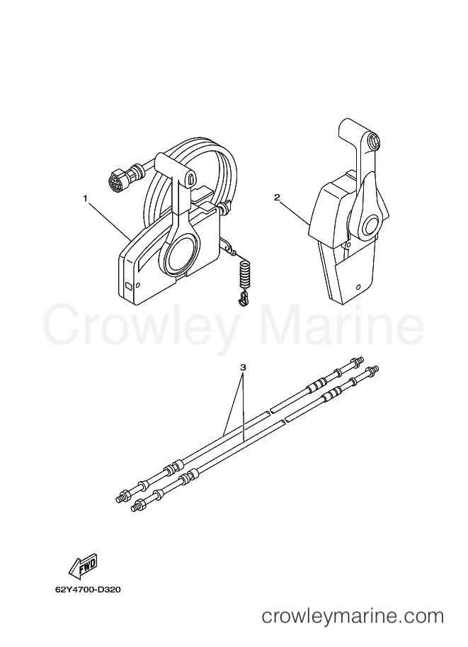 Yamaha Motors FT50GET (6C27) [070] - REMOTE CONTROL BOX