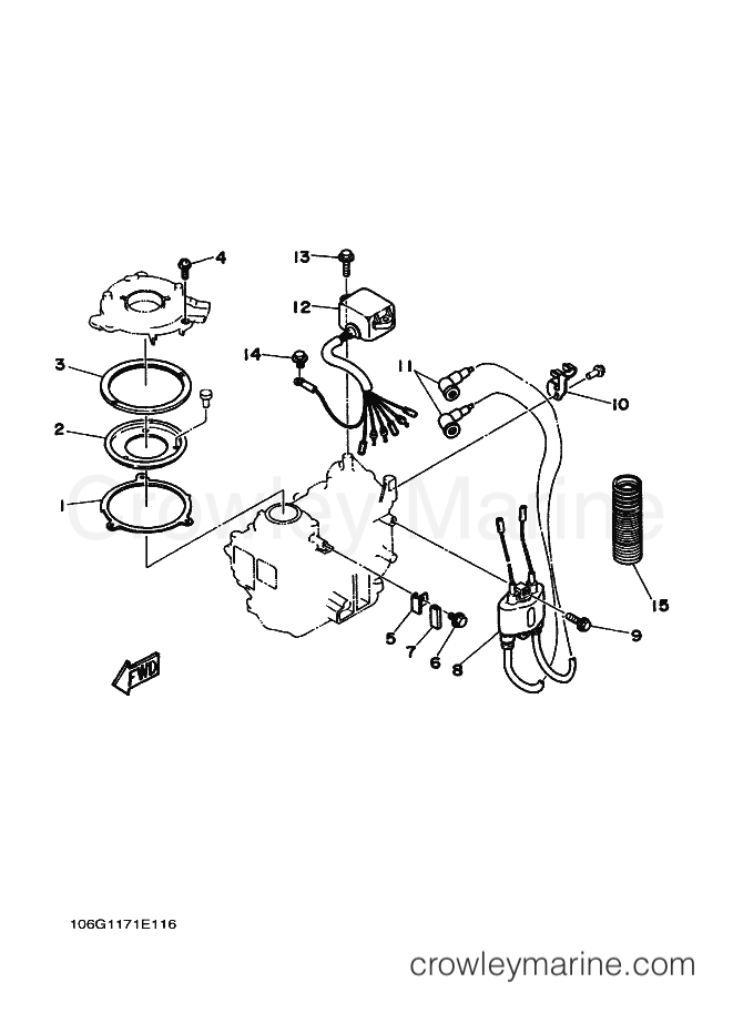 Yamaha Motors 6C (6H6) [030] - ELECTRICAL 1