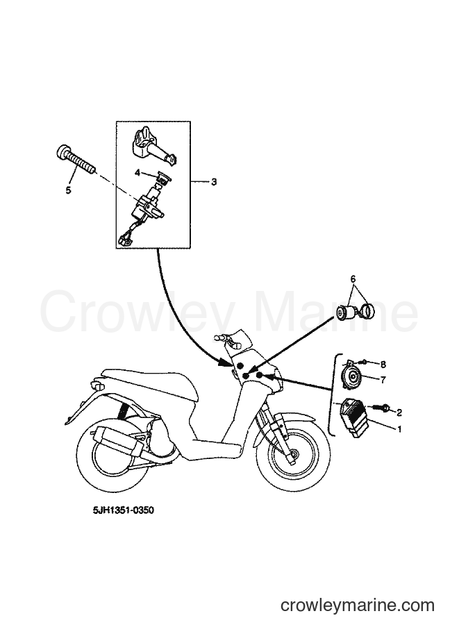 Yamaha Motors EW50 (5LH1) [010] - ELECTRICAL 1