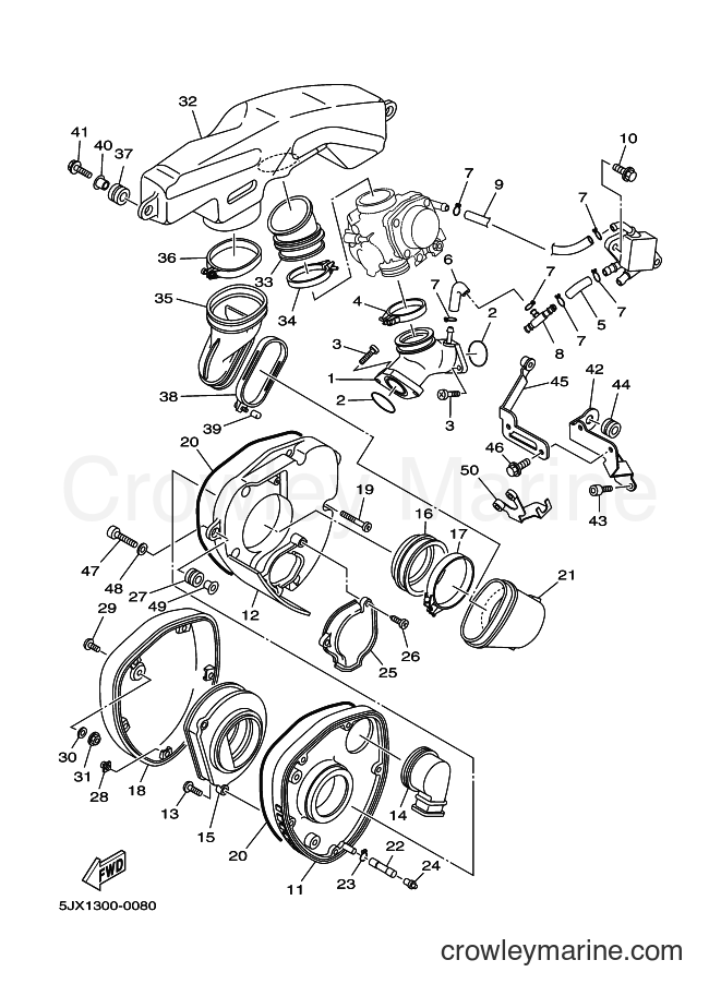 Yamaha Motors XVS125 (5JX6) [010] - INTAKE