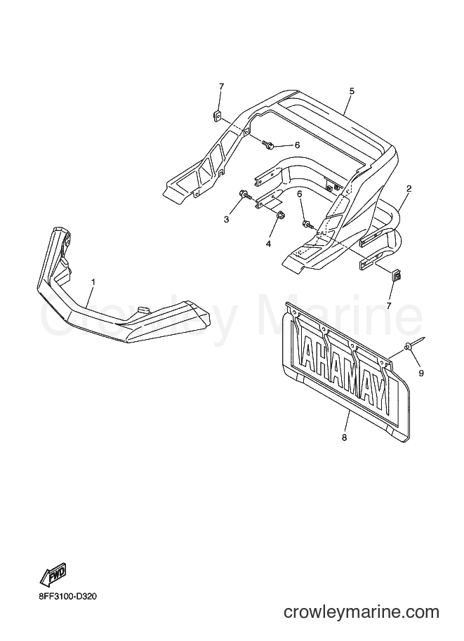 2005 Snowmobile SXV70VT - SXV70VT (8FF4) [010] - BUMPER