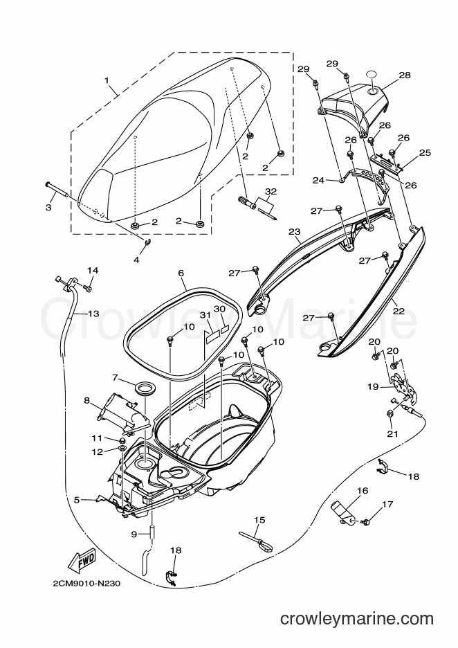 2015 Maxi-Scooter MW125A - MW125A (2CMB) [010] - SEAT