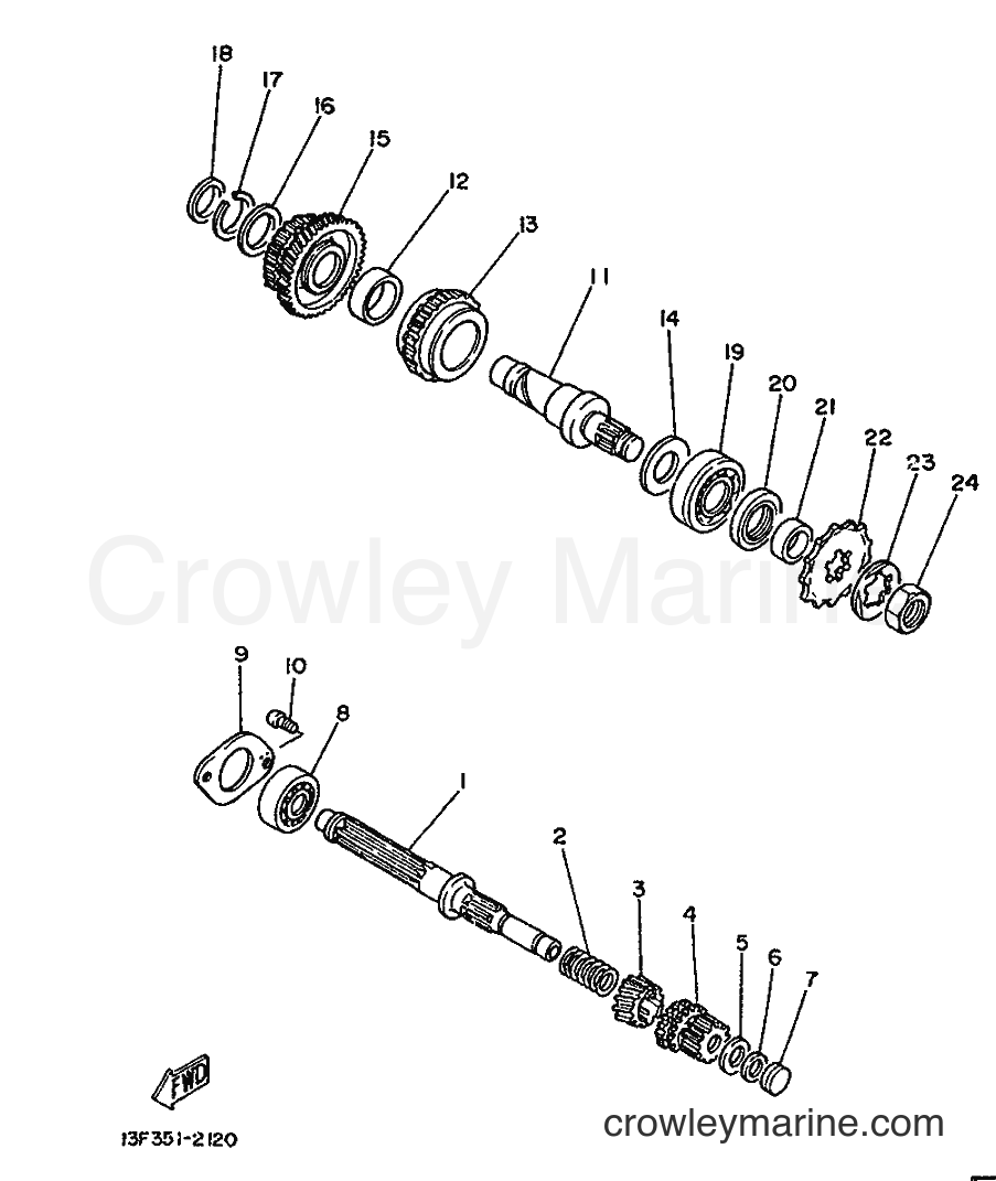 1988 Scooter LB50 - LB50 (3AR) [999] - TRANSMISSION