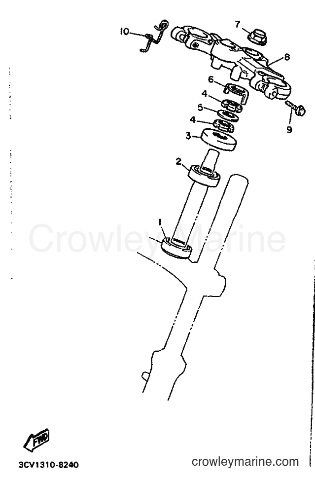 1988 Sport Bike FJ1200 - FJ1200 (3CV2) [999] - STEERING