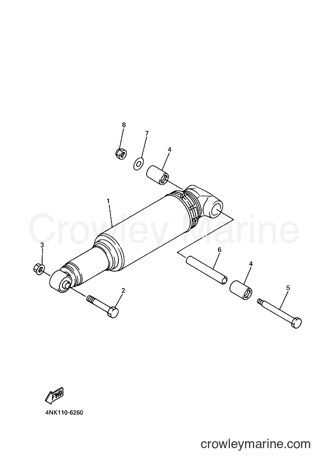 Yamaha Motors XVZ1300A (4YP4) [010] - REAR SUSPENSION