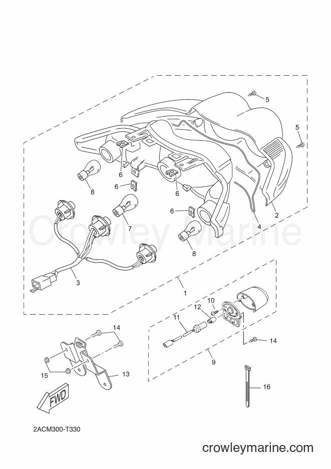 2018 Scooter YN50FU - YN50FU (2ACN) [080] - TAILLIGHT