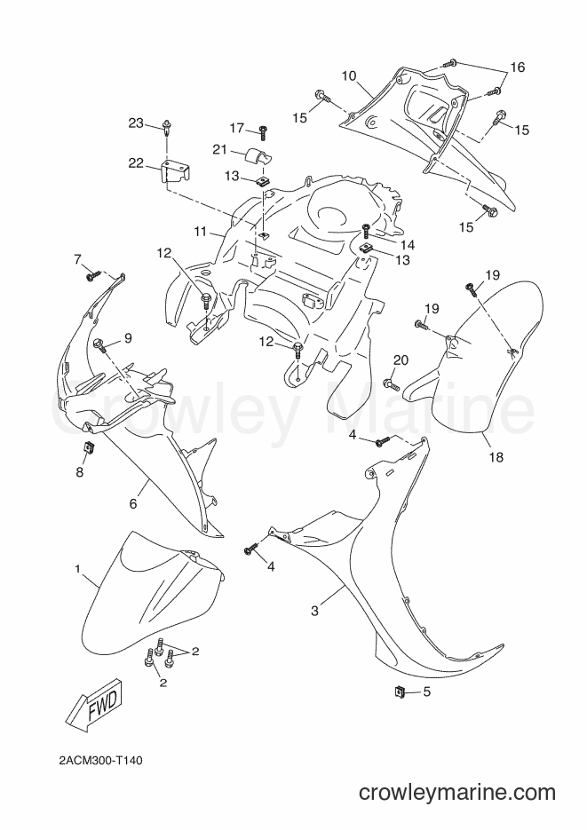Yamaha Motors YN50FU (2ACN) [060] - FENDER