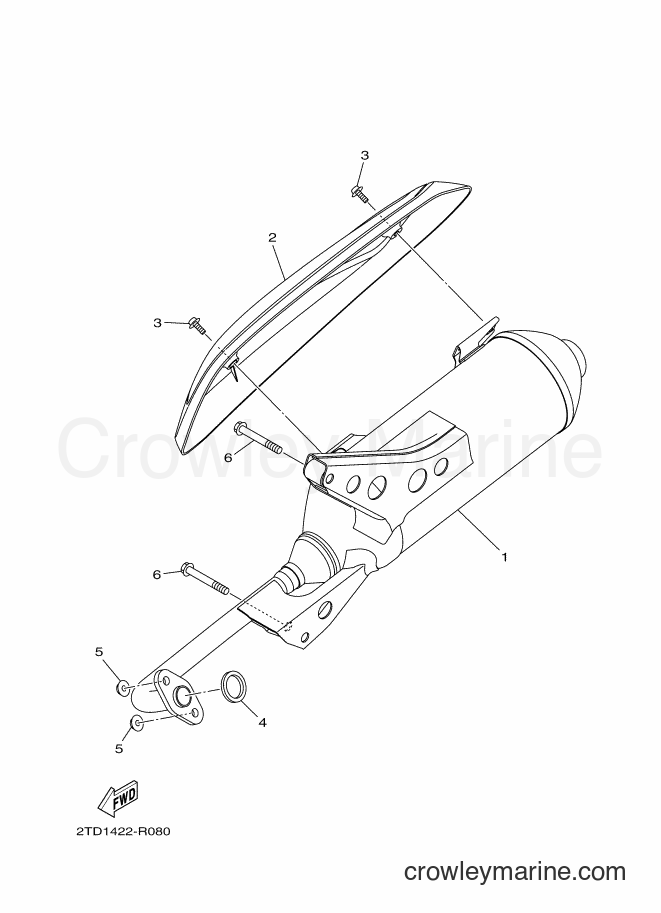 2017 Street Bike LTS125 - LTS125 (2TD3) [010] - EXHAUST
