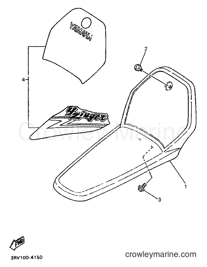 1994 Dirt Bike PW80 - PW80 (4BC4) [999] - FRONT FENDER