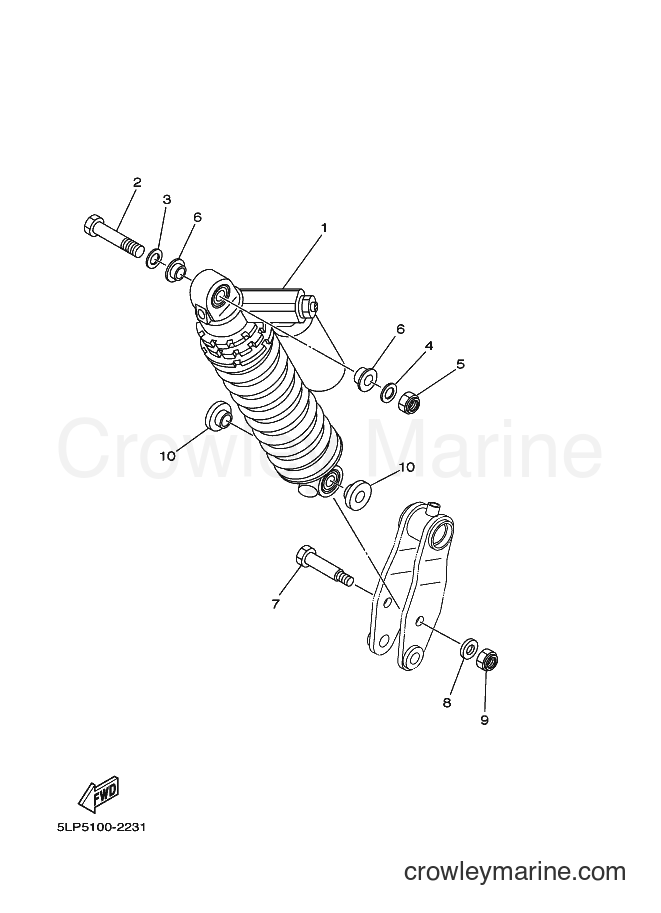 2003 ATV YFM660R - YFM660R (5LPD) [010] - REAR SUSPENSION
