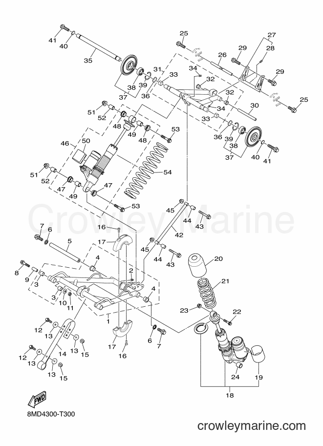 2018 Snowmobile SRS10XL41 - SRS10XL41 (8MD4) [010] - TRACK SUSPENSION 2