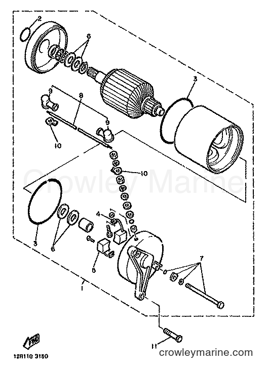 Yamaha Motors XS400 (12E) [999] - STARTING MOTOR