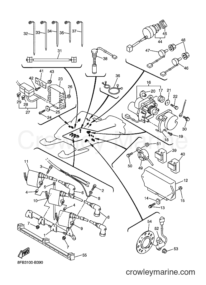 Yamaha Motors SXV70ER (8FB3) [020] - ELECTRICAL 1