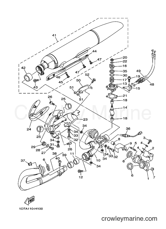 Yamaha Motors XV1900CFD (2C5X) [020] - EXHAUST