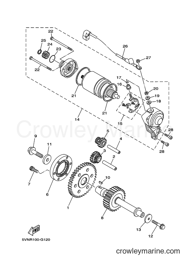 Yamaha Motors XV1700A (5VNT) [010] - STARTER