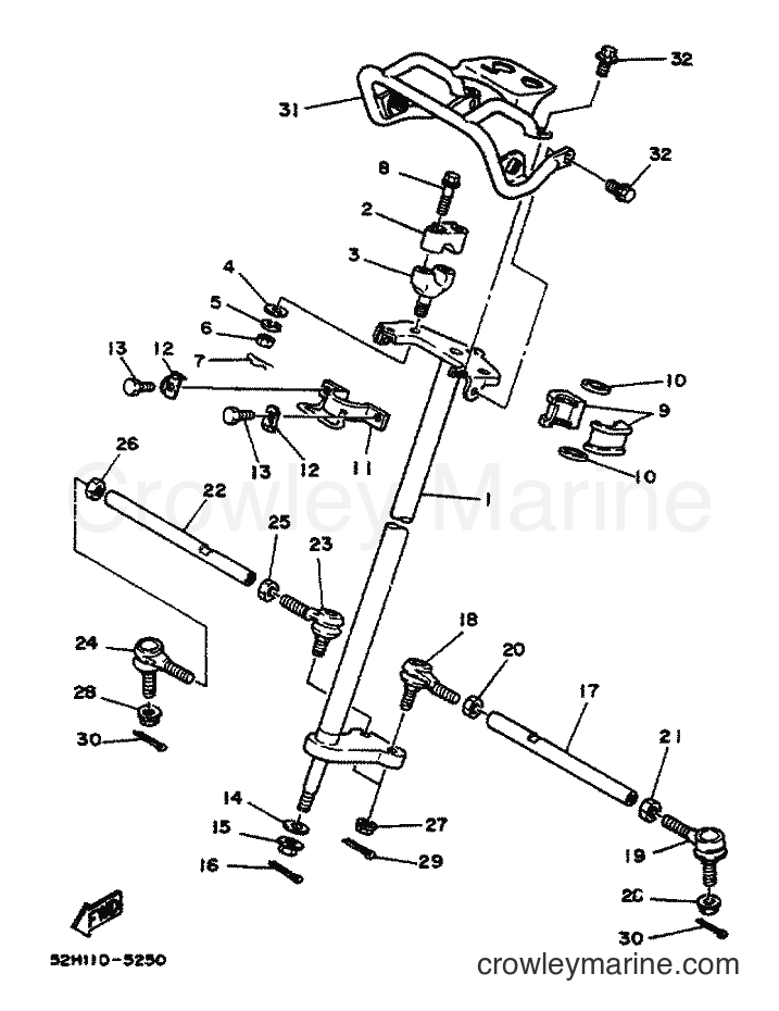 1984 ATV YFM200 - YFM200 (52H) [999] - STEERING
