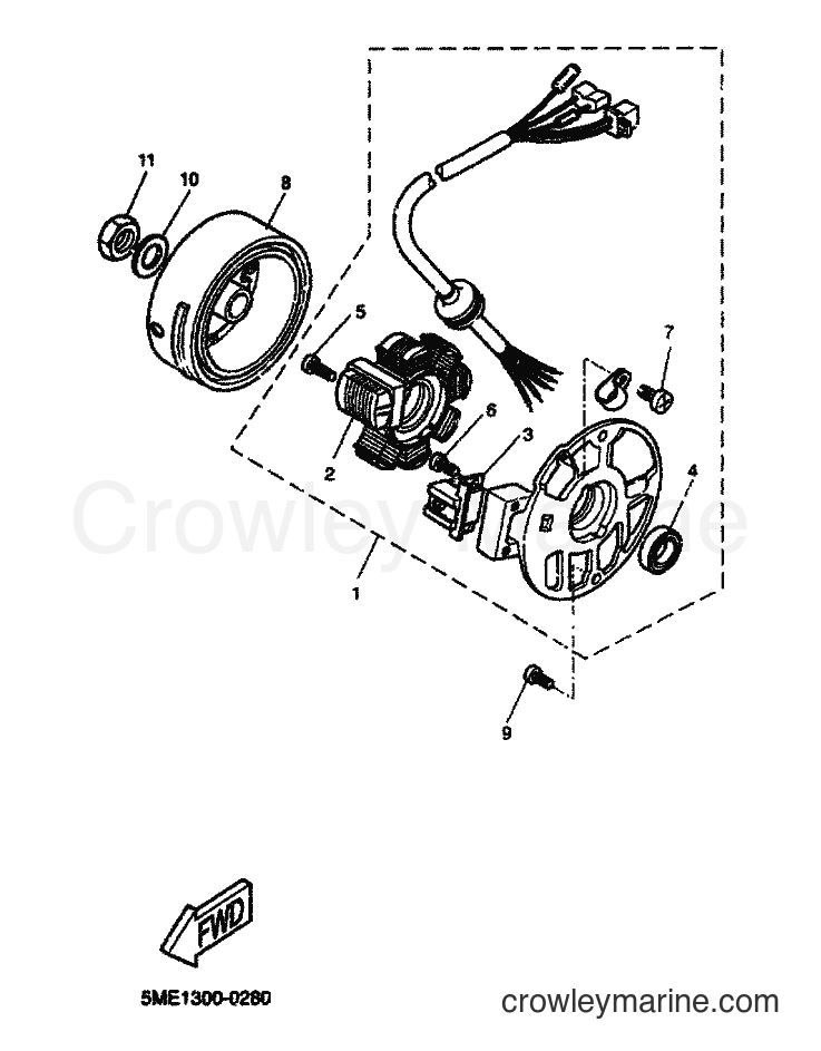 2000 Scooter YQ100 - YQ100 (5ME1) [060] - LICHTMASCHINE