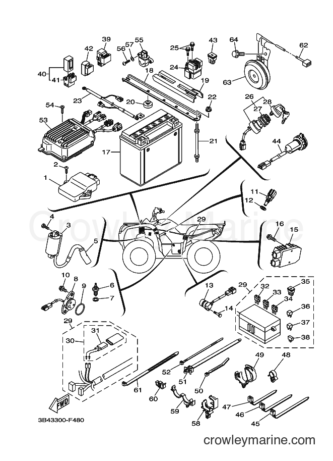 2007 ATV YFM700FWAD - YFM700FWAD (3B43) [010] - ELECTRICAL 1