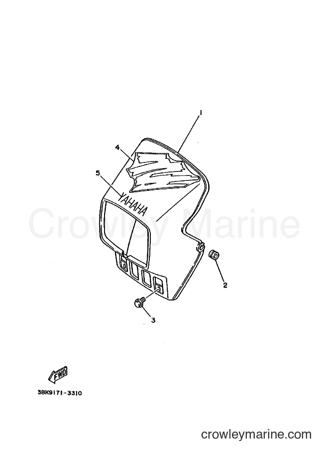 Yamaha Motors DT50LC (3BKA) [010] - COWLING 1