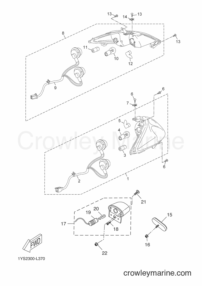 Yamaha Motors YP125RA (2AB3) [010] - TAILLIGHT