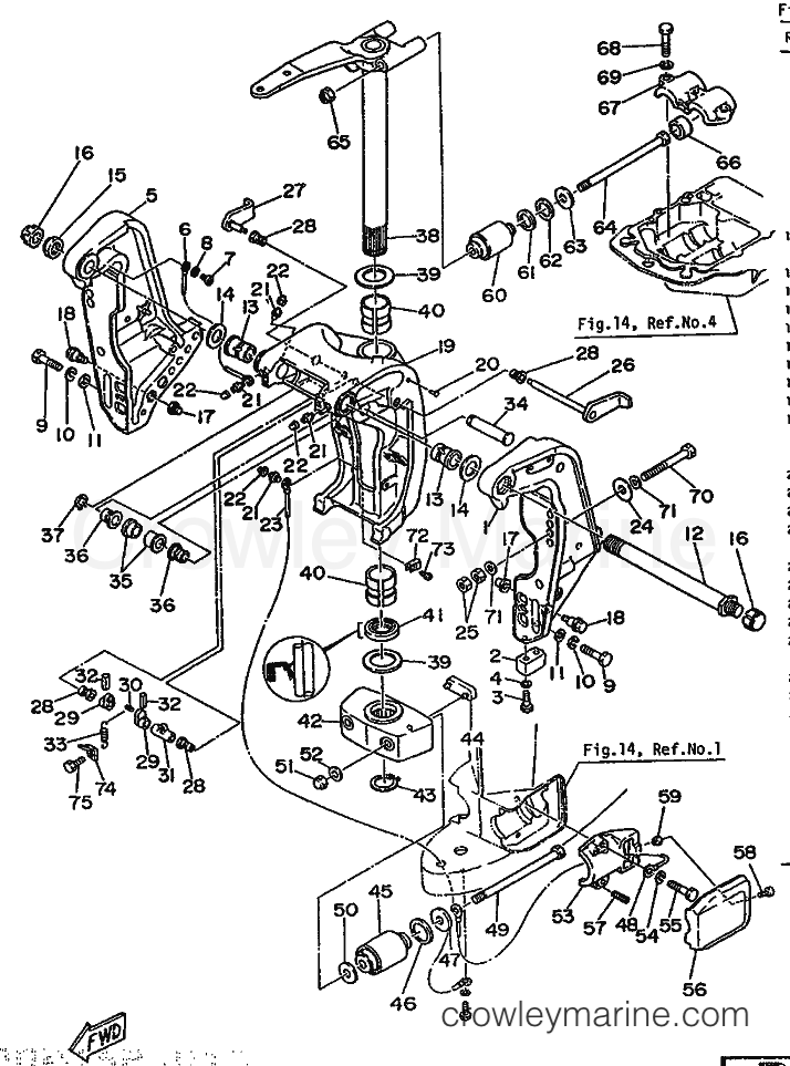Yamaha Motors 140AET0 (6F3) [999] - BRACKET