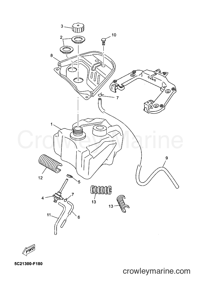 Yamaha Motors YN50 (5C2J) [080] - FUEL TANK