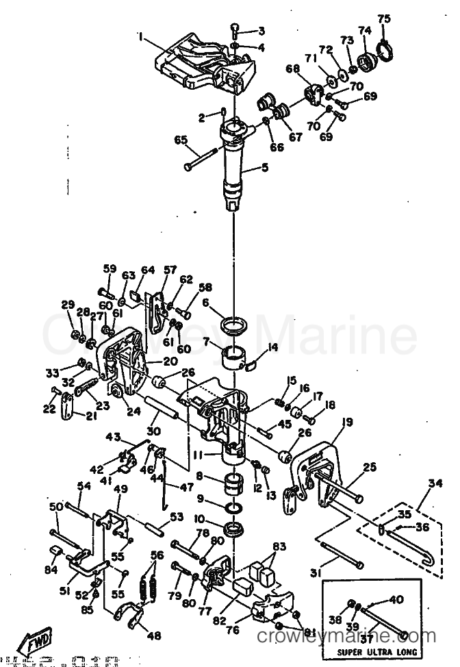 Yamaha Motors 9.9D (6E7) [999] - BRACKET