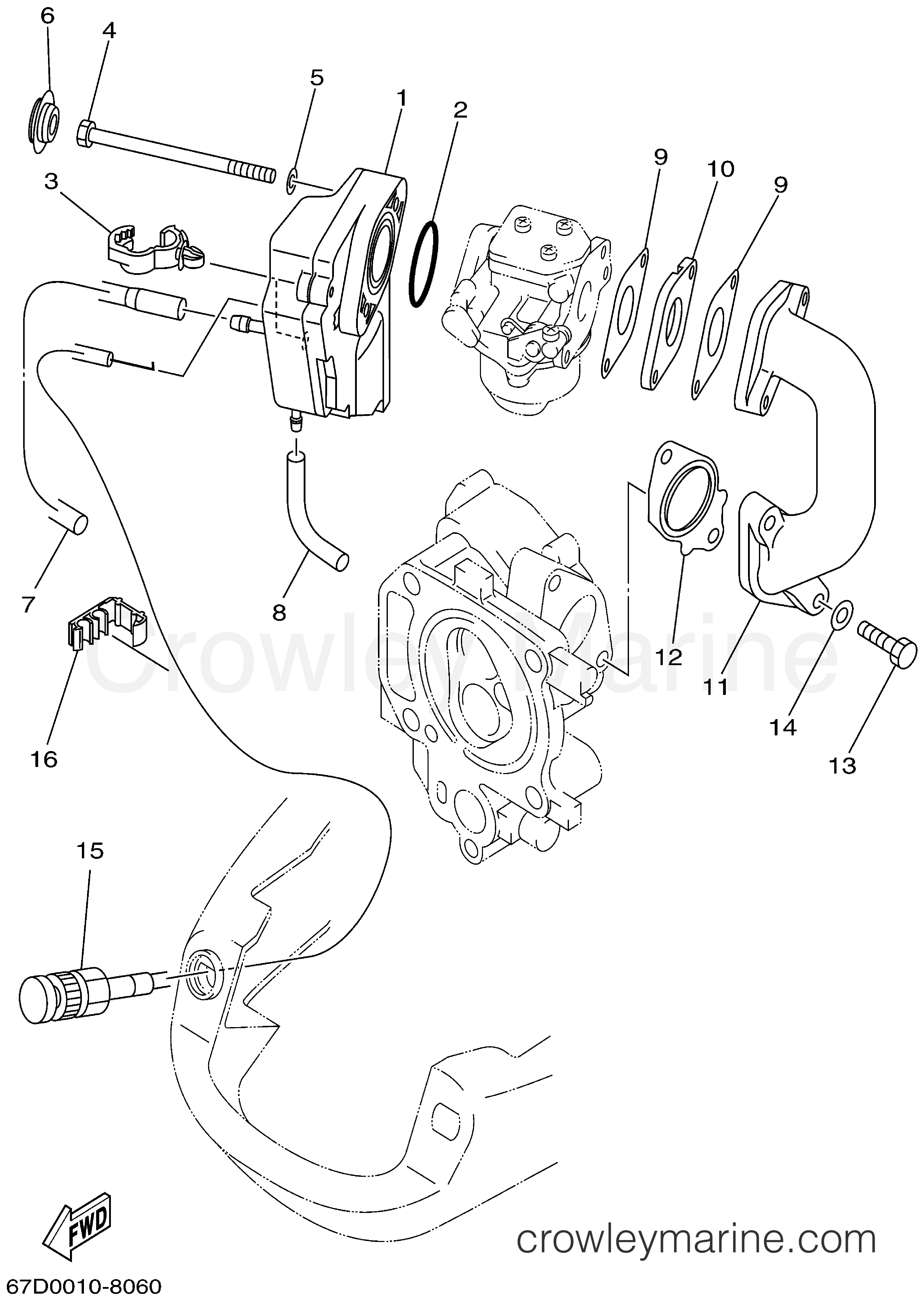 Yamaha Motors F4MSHA - INTAKE