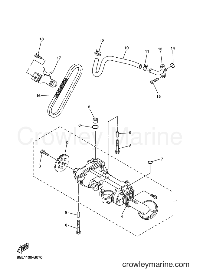 Yamaha Motors RFX10RSS (8HK5) [020] - OIL PUMP