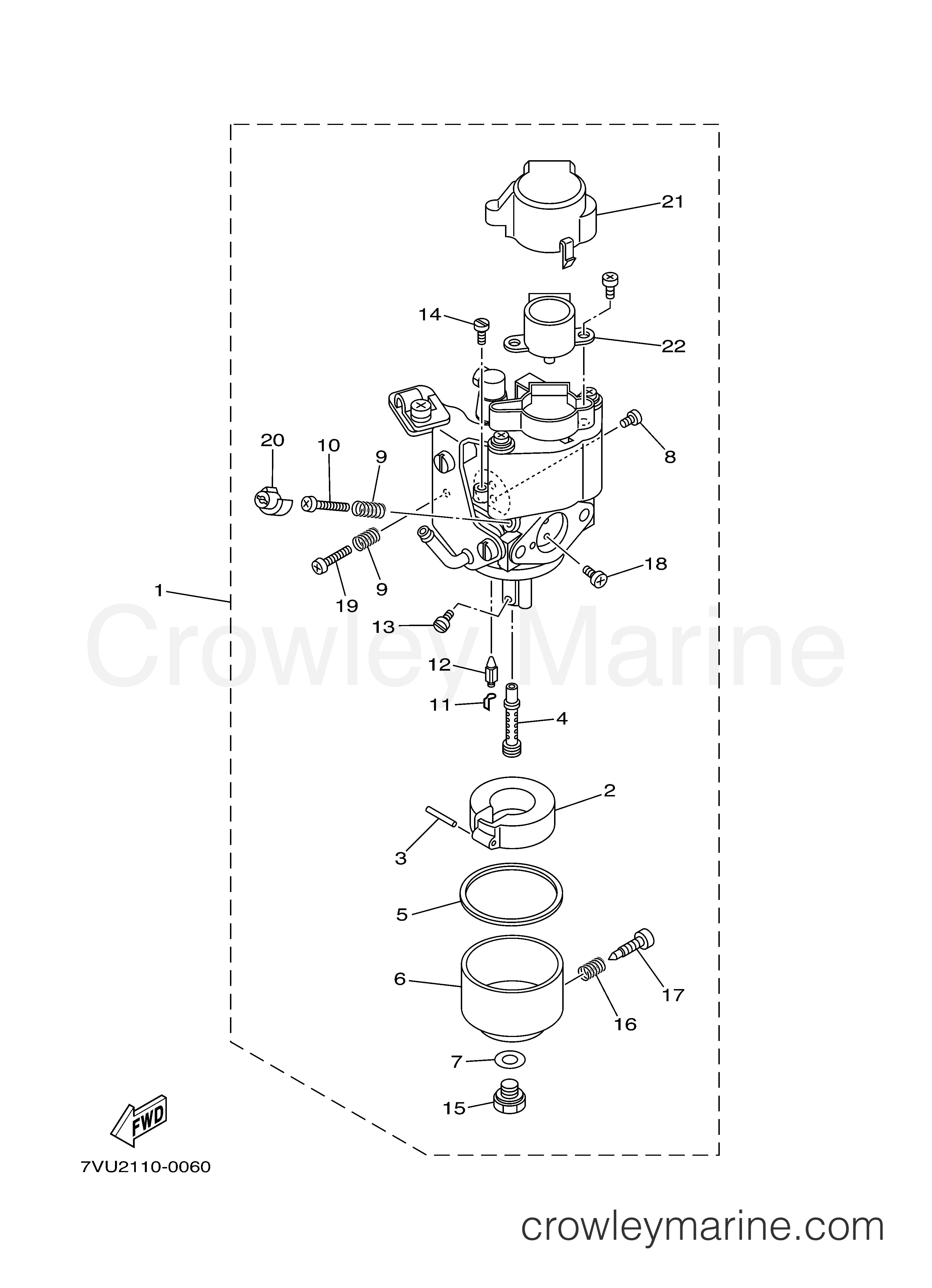 Yamaha Motors YG2800I - CARBURETOR