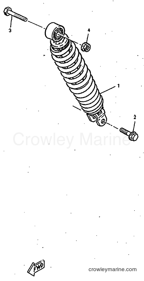 1998 Scooter CW50RSP - CW50RSP (4WL6) [010] - REAR SUSPENSION