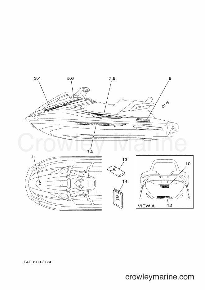 Yamaha Motors VC1800-S (F4E3) [020] - GRAPHICS
