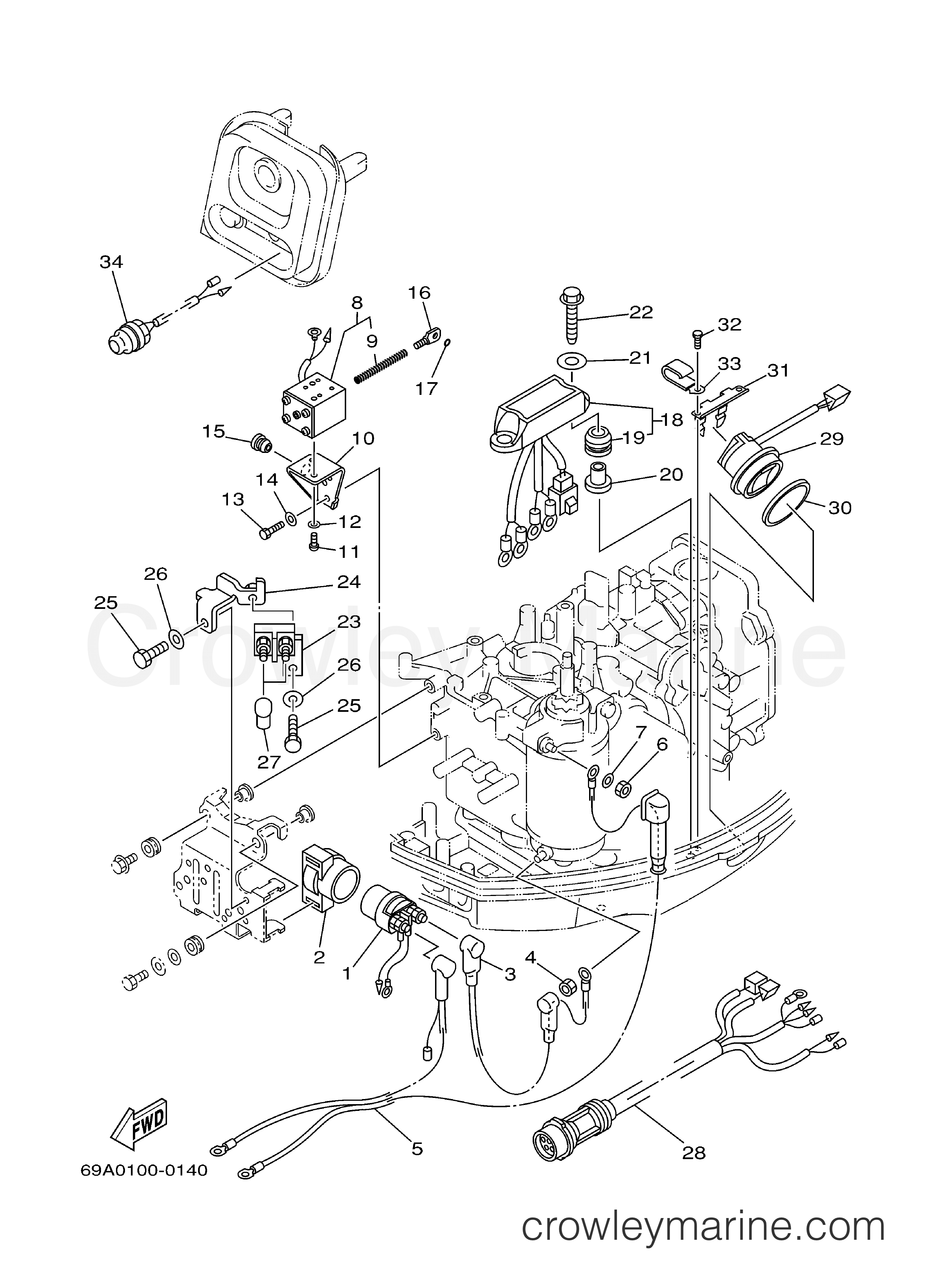 Yamaha Motors F15PLHZ - ELECTRICAL 2