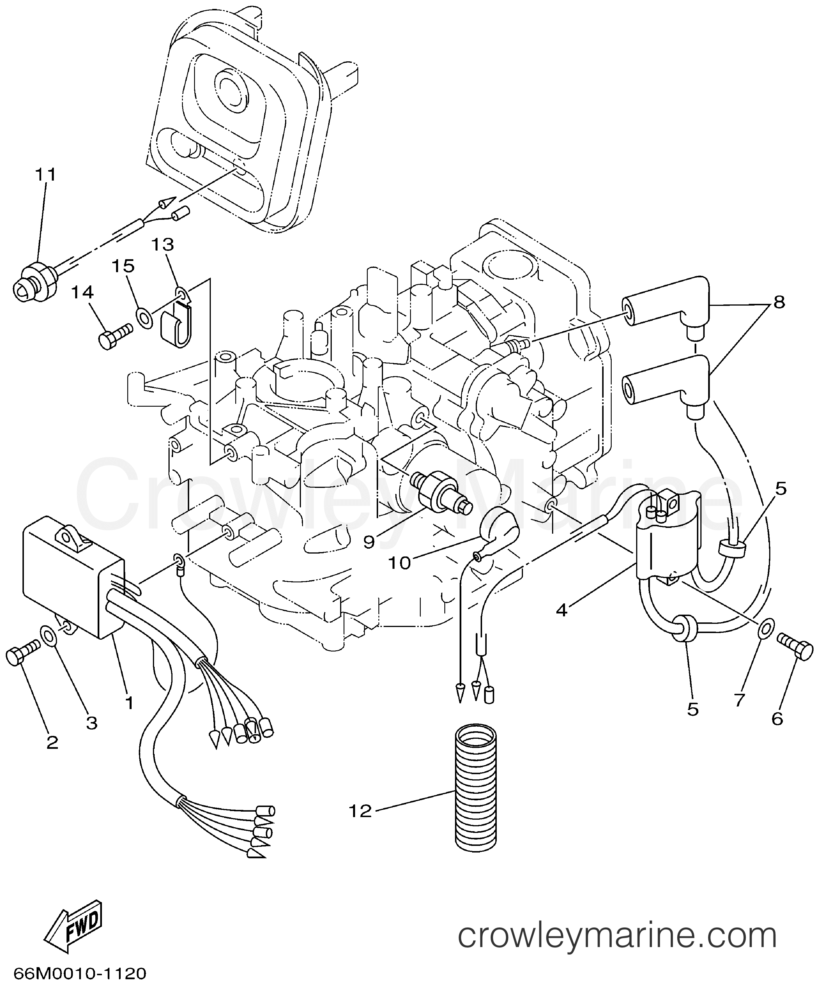 Yamaha Motors F15MLHA - ELECTRICAL 1