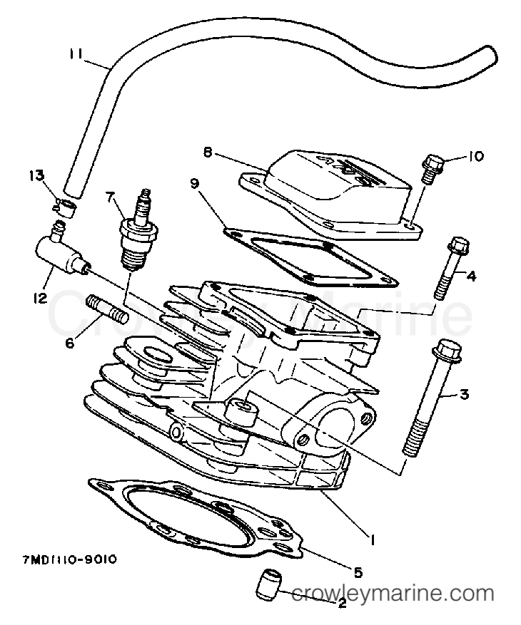 Yamaha Motors EF5000E - CYLINDER HEAD
