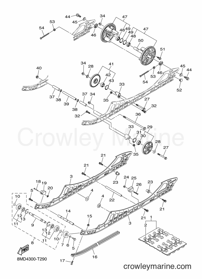 2018 Snowmobile SRS10XL41 - SRS10XL41 (8MD4) [010] - TRACK SUSPENSION 1
