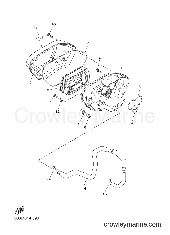 Yamaha Motors XVS950CR (B33L) [010] - INTAKE 2