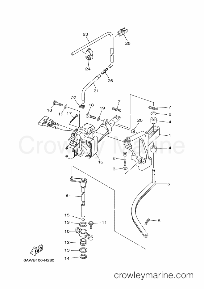 Yamaha Motors F350XCC-2017 (6AWB) [260] - CONTROL