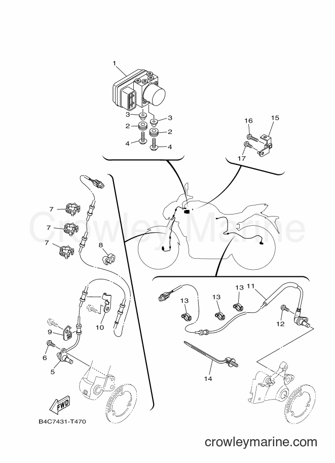 2018 Street Bike MT-07A - MT-07A (B4C6) [010] - ELECTRICAL 3