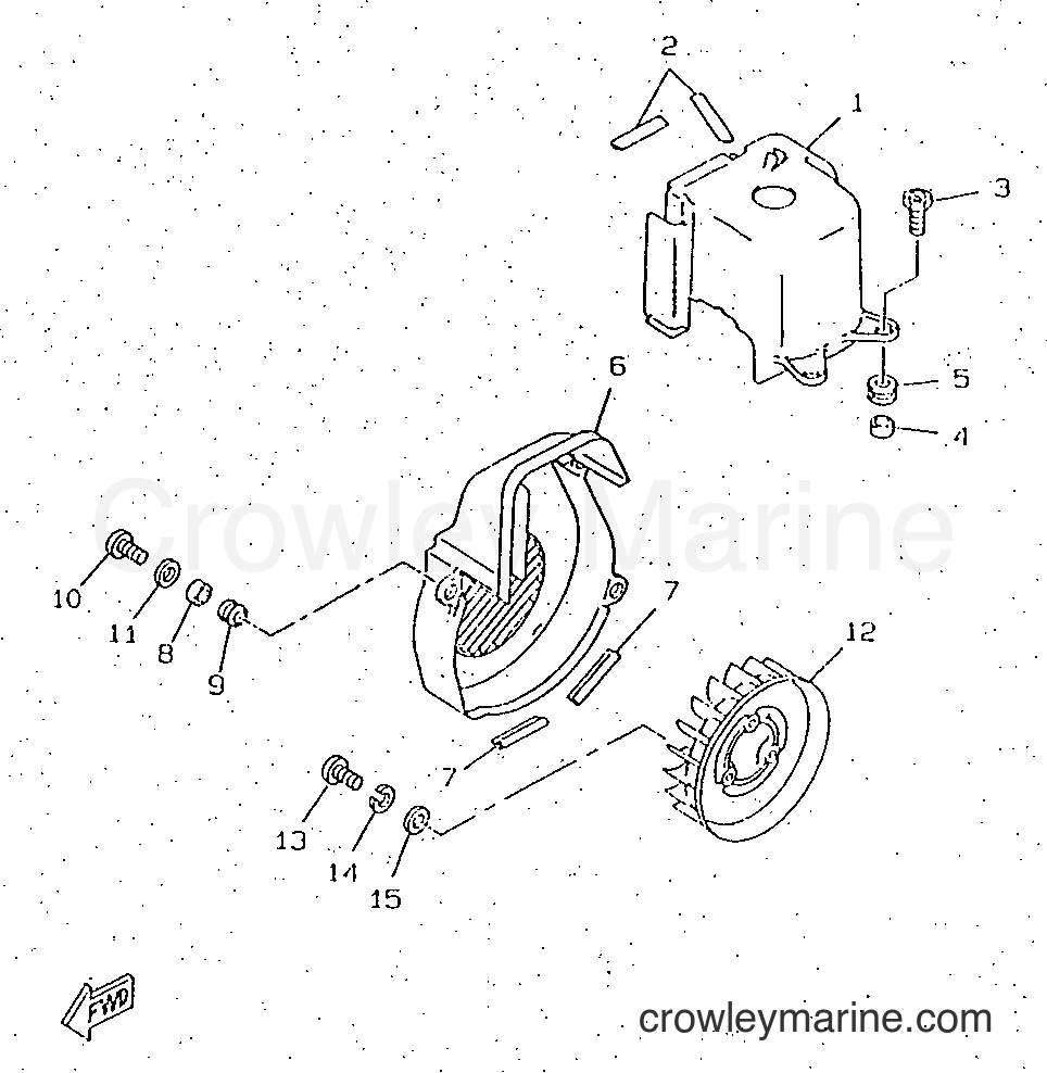 Yamaha Motors CW50RS (4TDD) [999] - AIR SHROUD & FAN