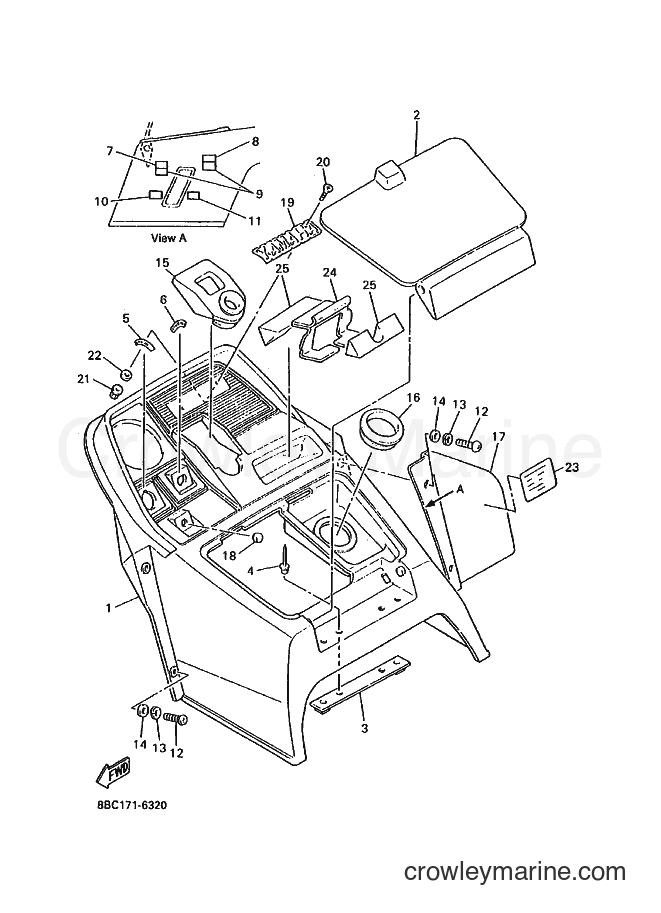 Yamaha Motors BR250TS (8BC3) [010] - INSTRUMENT PANEL