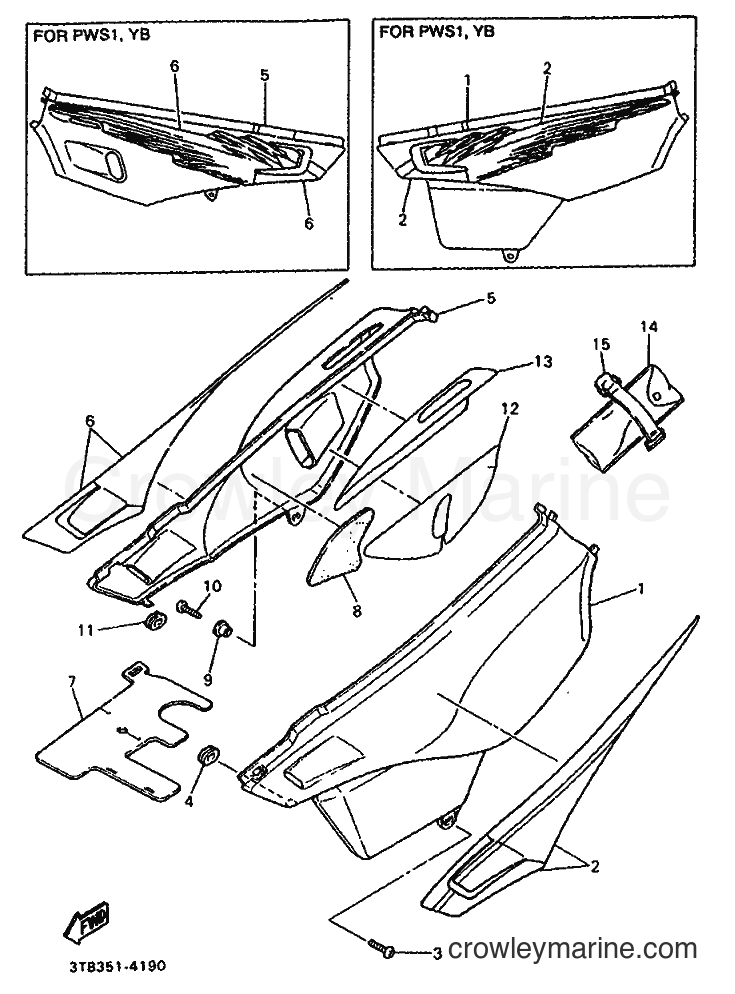 1994 Dirt Bike XT600 - XT600 (4MF1) [999] - SIDE COVER