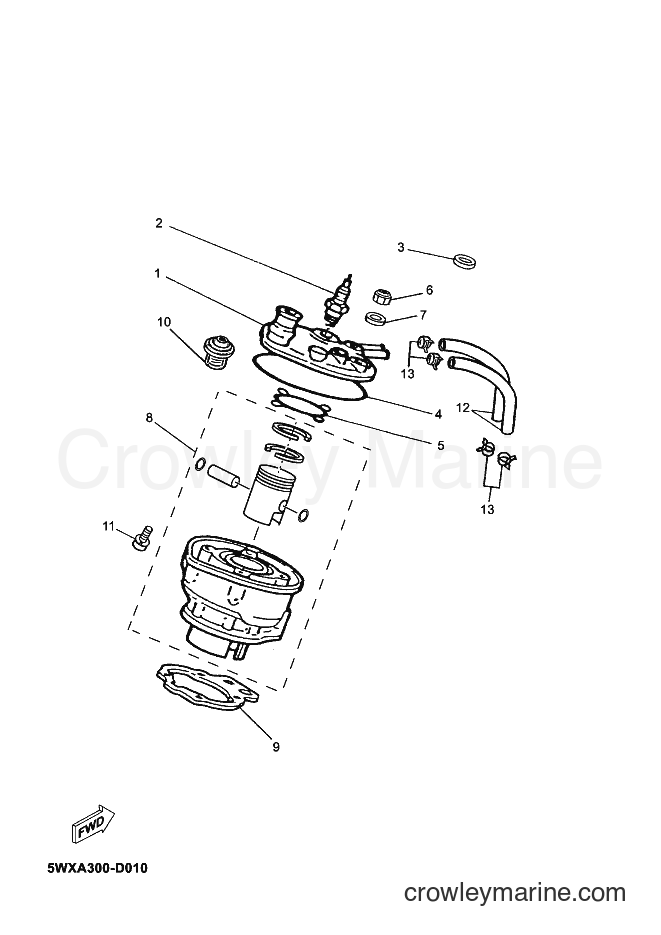 2007 Scooter TZR50 - TZR50 (5WXL) [030] - CYLINDER