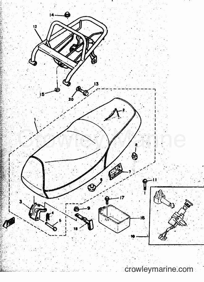 1999 Scooter CW50 - CW50 (4RW4) [010] - SEAT