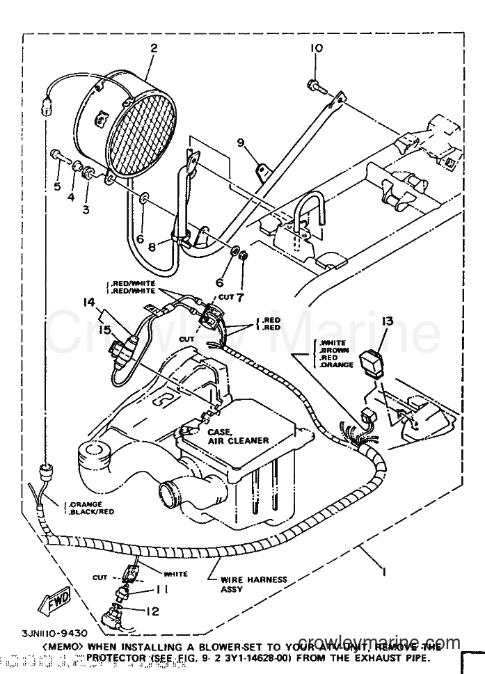 1989 ATV YFU1 - YFU1 (3JN2) [010] - ALTERNATE FOR ENGINE