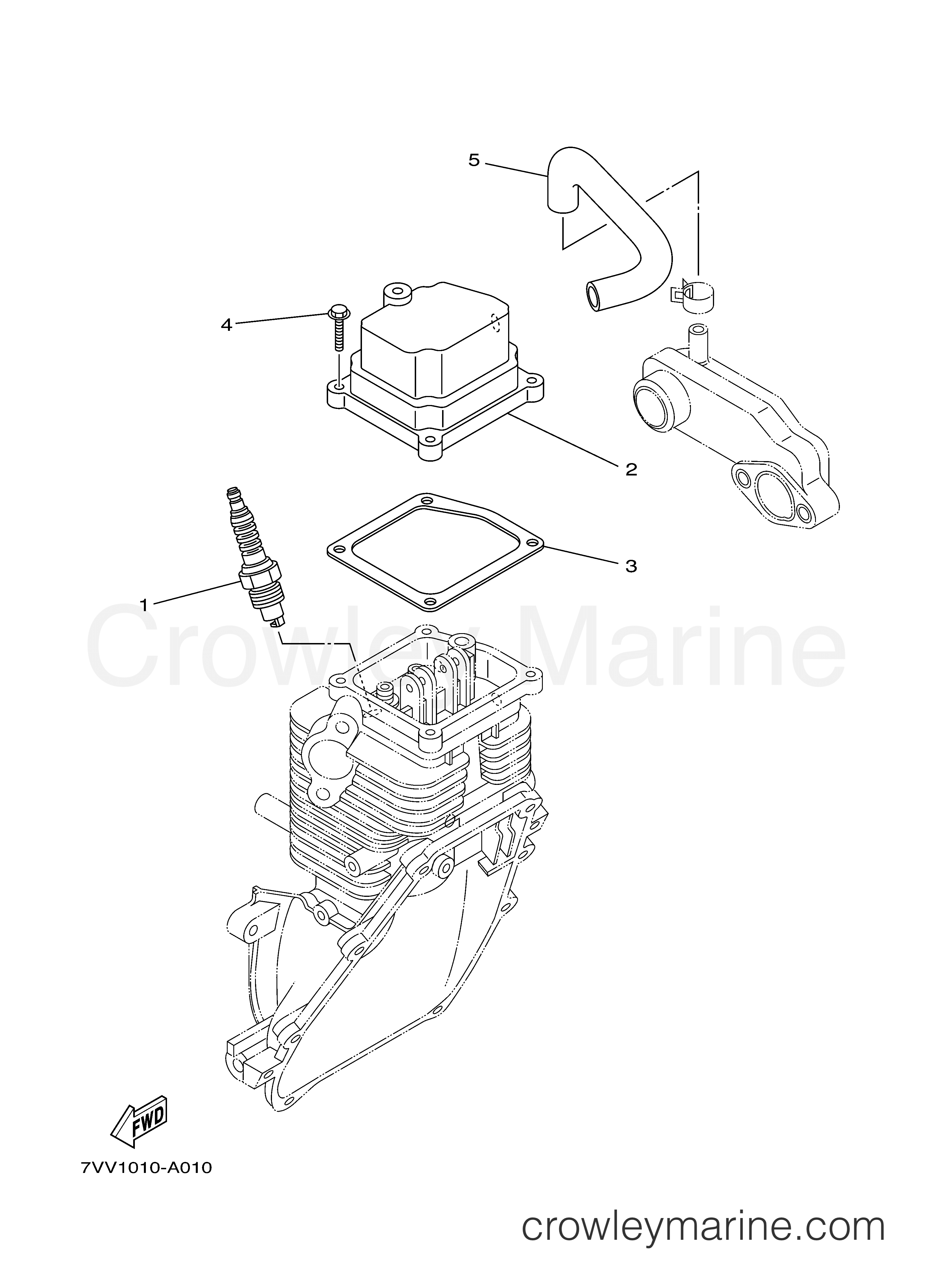Yamaha Motors EF1000ISC - CYLINDER